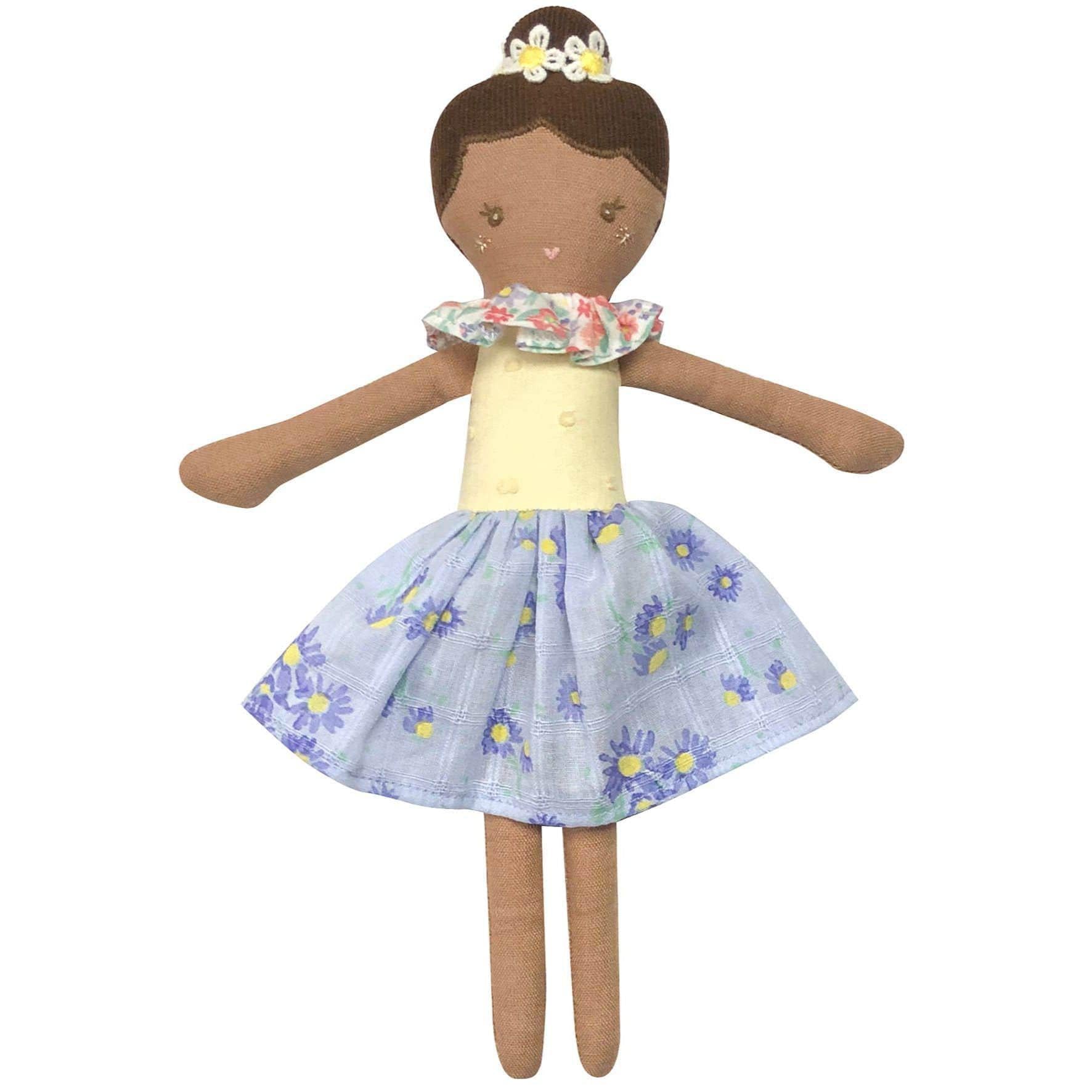 Megane Flower Linen Doll